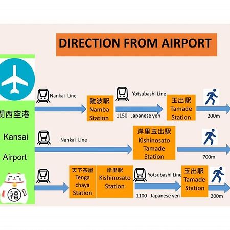 玉出202 Wifi付 玉出駅から徒歩2分 地下鉄難波迄8分 Διαμέρισμα Οσάκα Εξωτερικό φωτογραφία